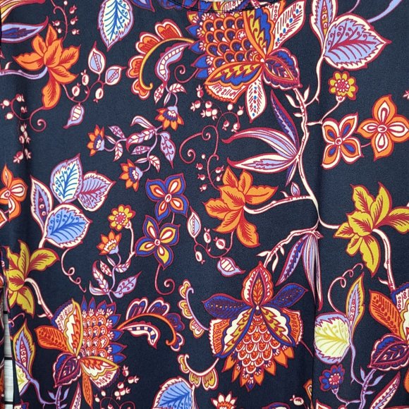 New Sunny Leigh Women's Large Dress Floral‎ Carolyn Print Long Sleeve Outfit - Picture 2 of 14